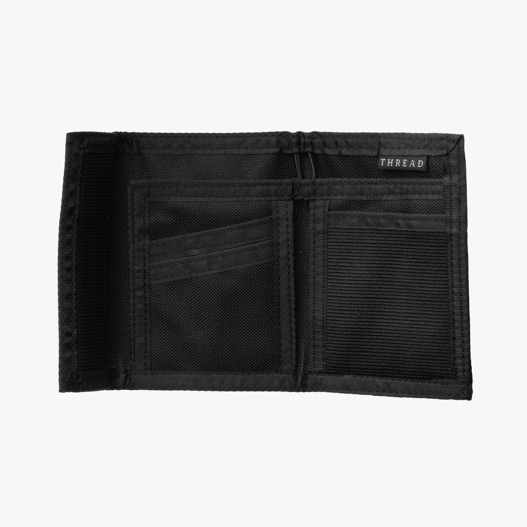 Black - Velcro Bifold Wallet - Image 2