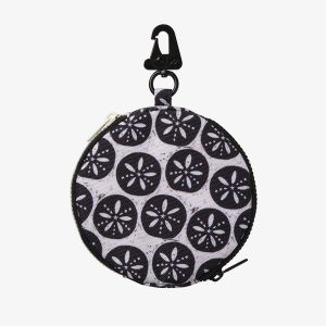 Sand Dollar Black - Sidekick Coin Purse