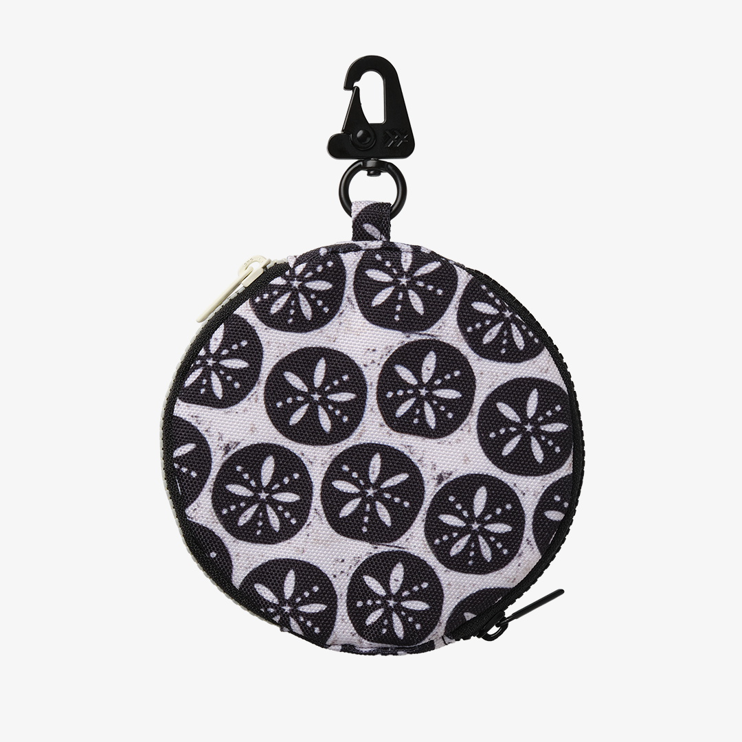 Sand Dollar Black - Sidekick Coin Purse