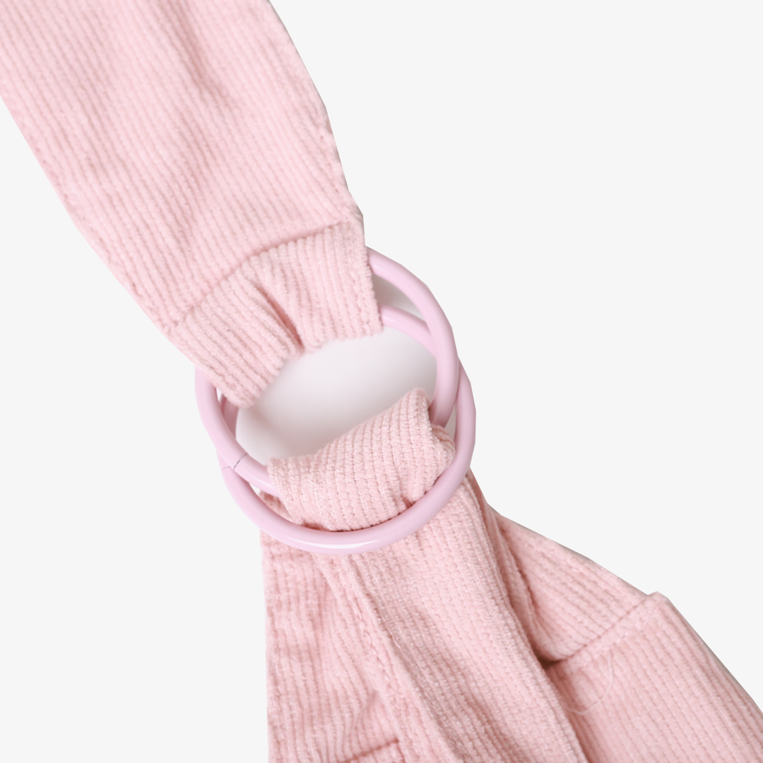 Rose Dust Corduroy - Small Slouchy Shoulder Bag - Image 4