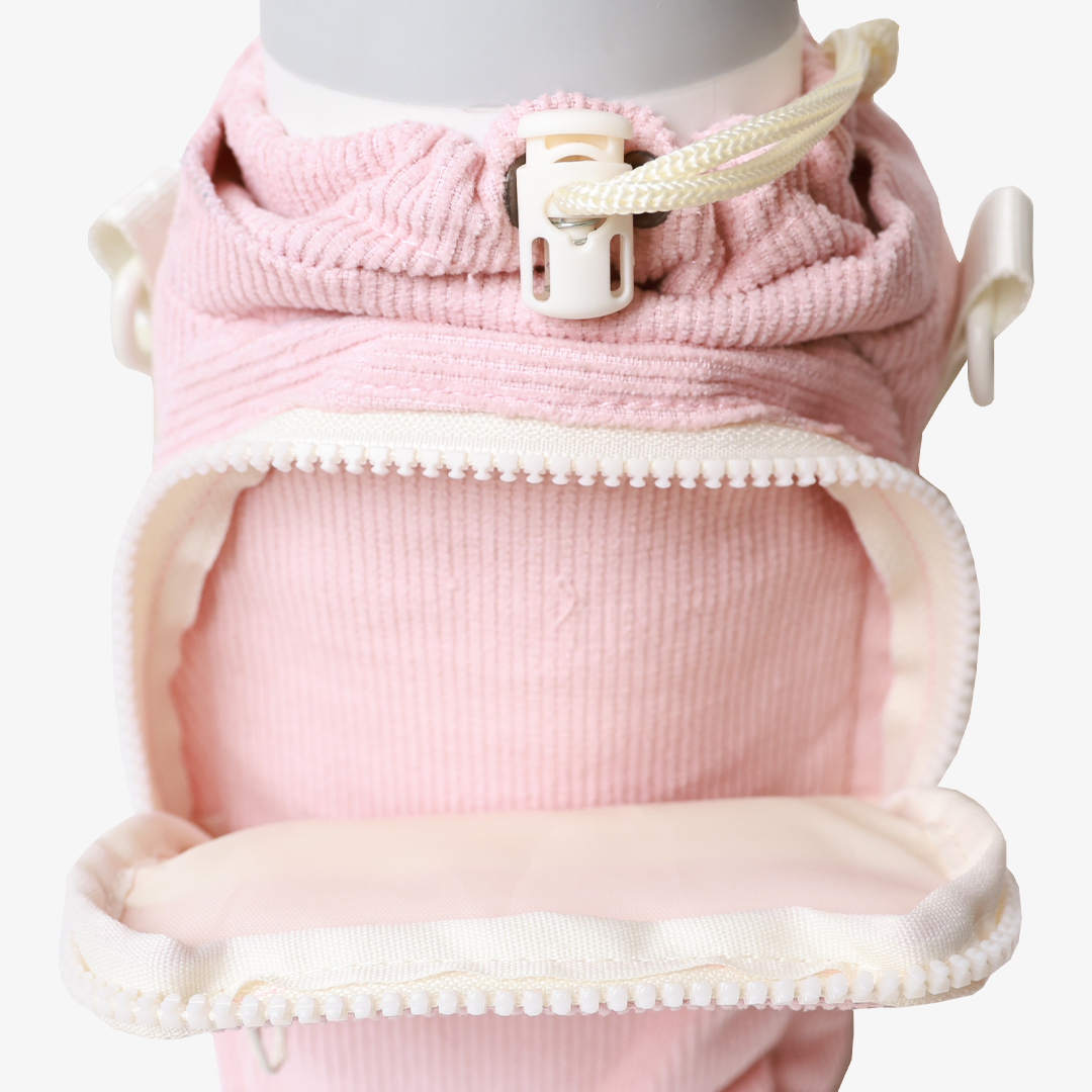 Rose Dust Corduroy - Water Bottle Sling Bag - Image 4