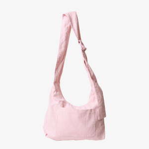 Rose Dust Corduroy - Small Slouchy Shoulder Bag