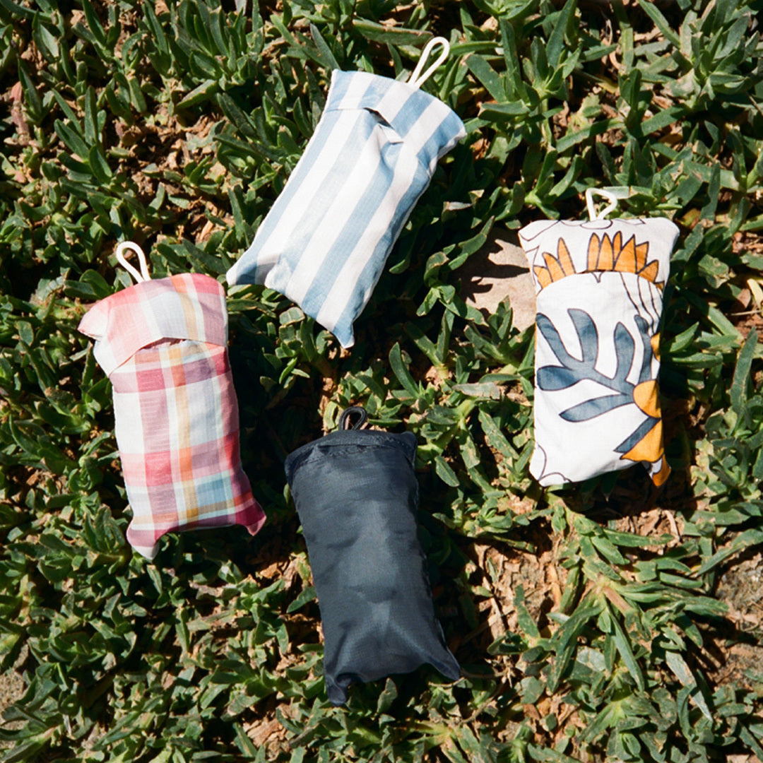 Black - Packable Tote Bag - Image 3