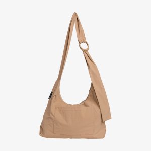 Sand - Large Slouchy Shoulder Bag