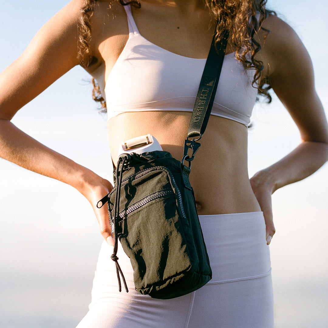 Black - Water Bottle Sling Bag - Image 5
