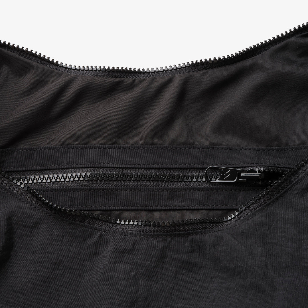 Black - Small Slouchy Shoulder Bag - Image 5