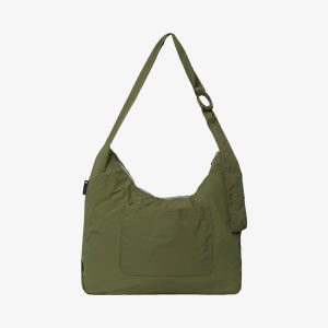 Olive - Large Slouchy Shoulder Bag