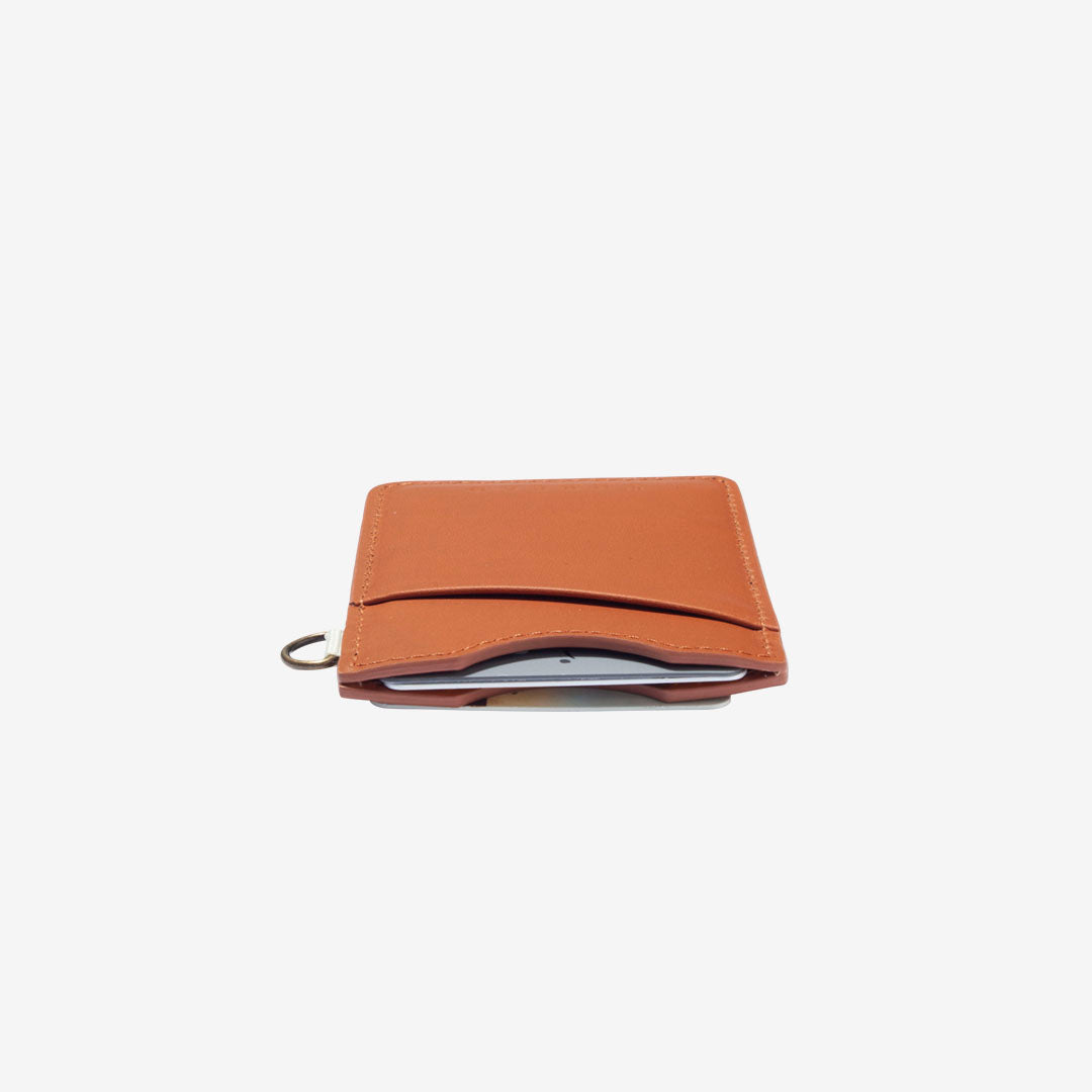 Emmeline Navy - Vertical Leather Wallet - Image 4