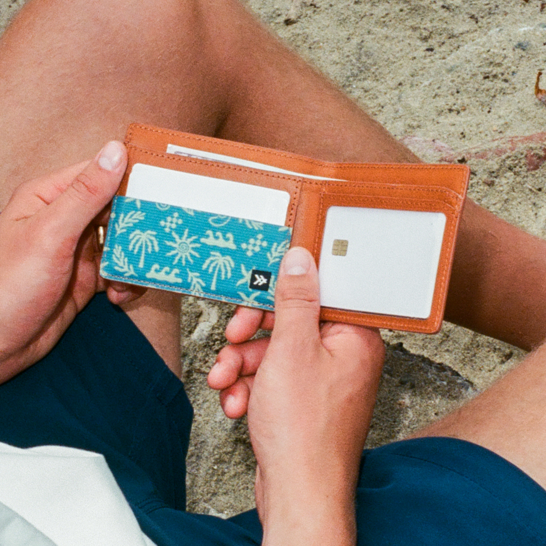 High Tide - Vegan Leather Bifold Wallet - Image 3