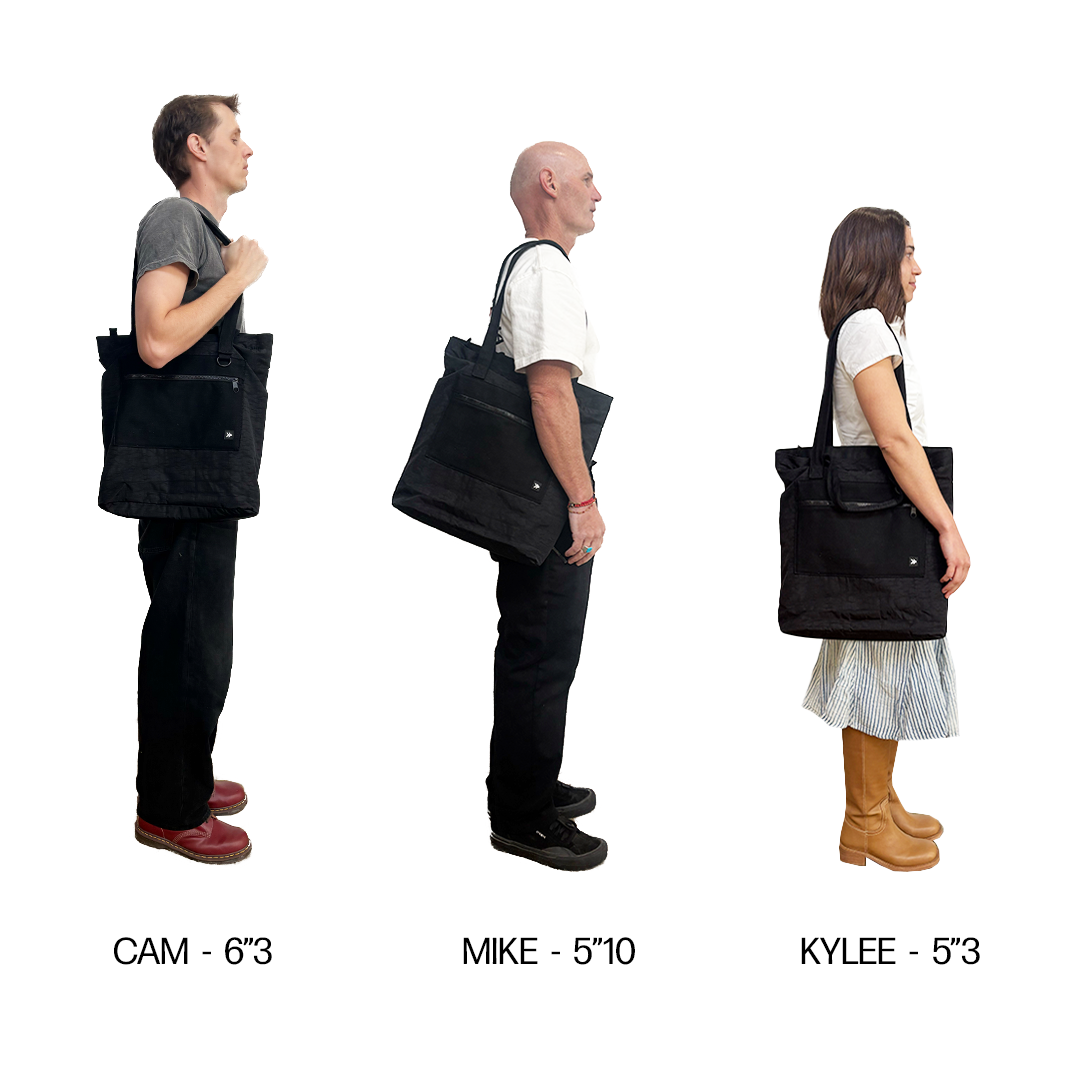 Black - Utility Tote Bag - Image 10