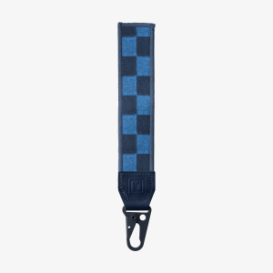 Denim Check - Explorer Key Tag