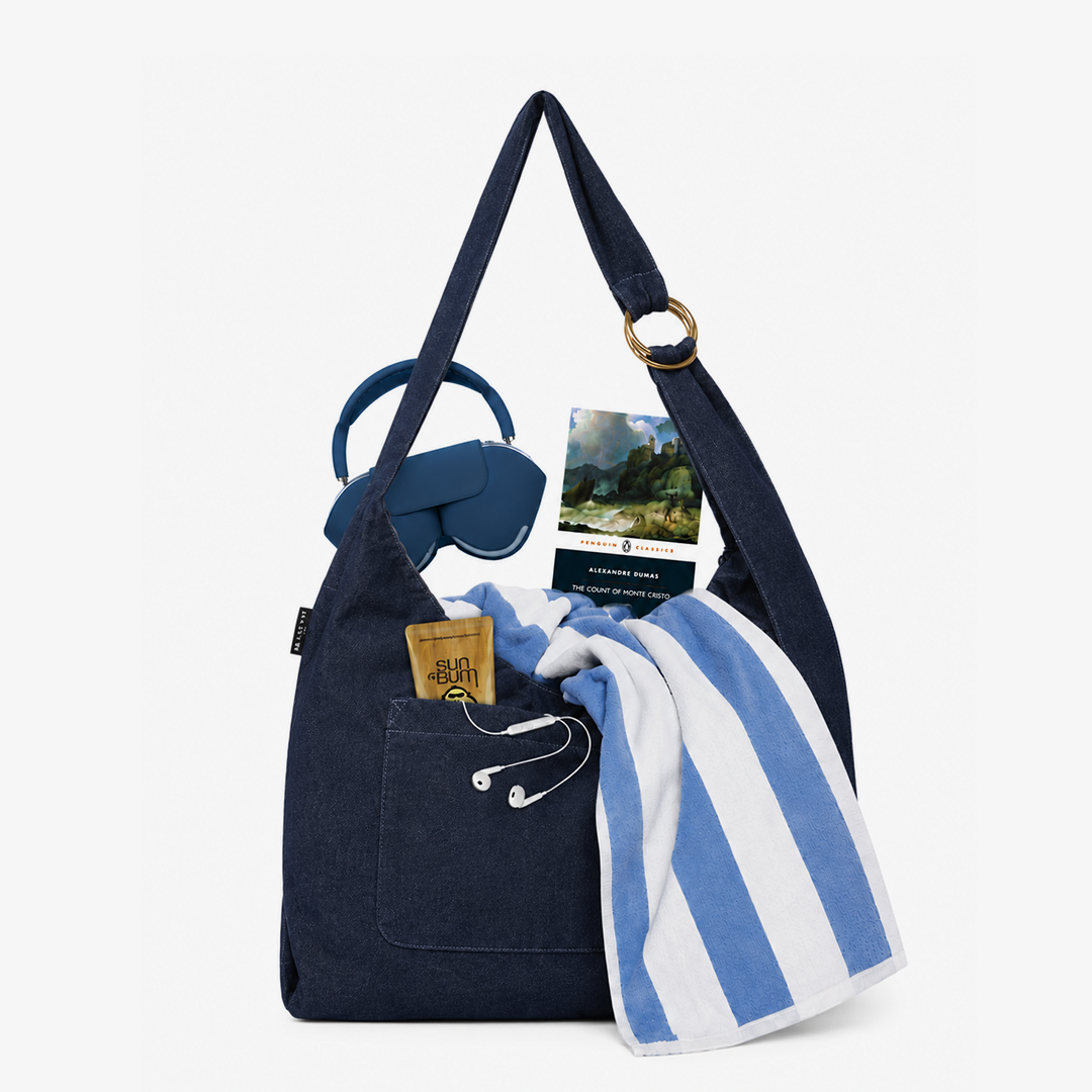 Denim - Large Slouchy Shoulder Bag - Image 2