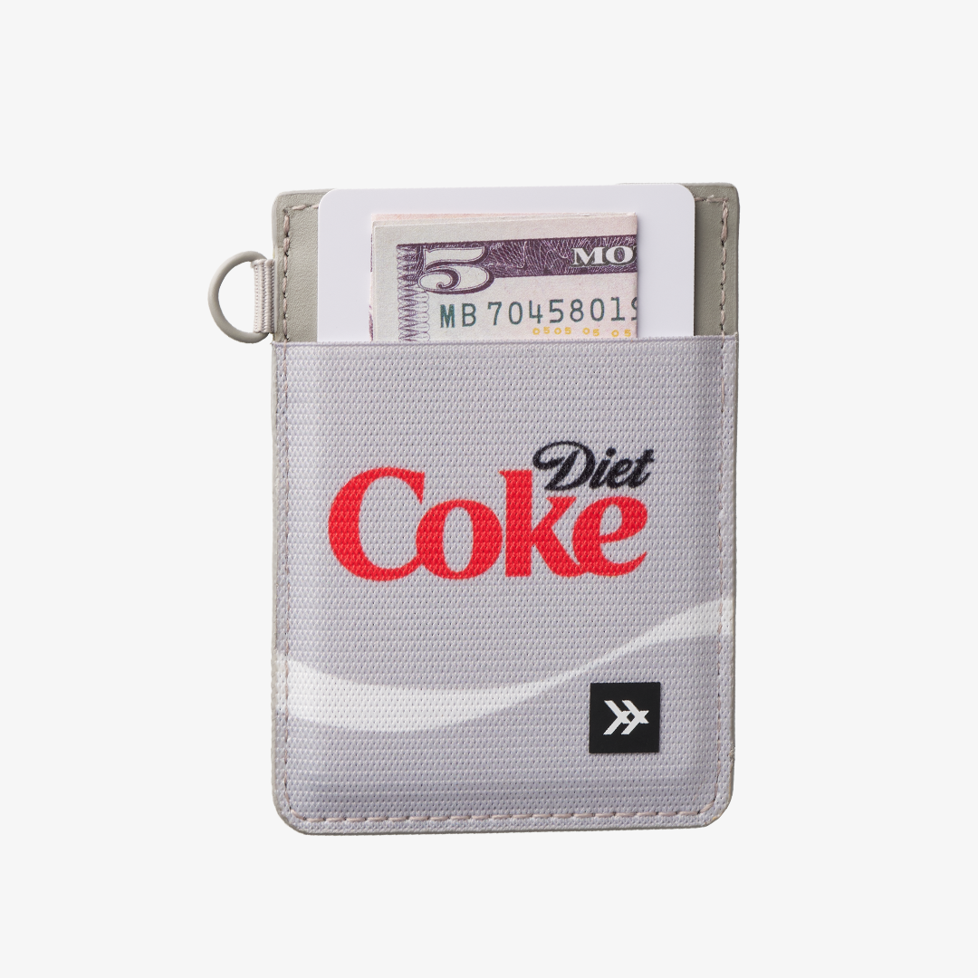 Diet Coke Logo - Vertical Leather Wallet