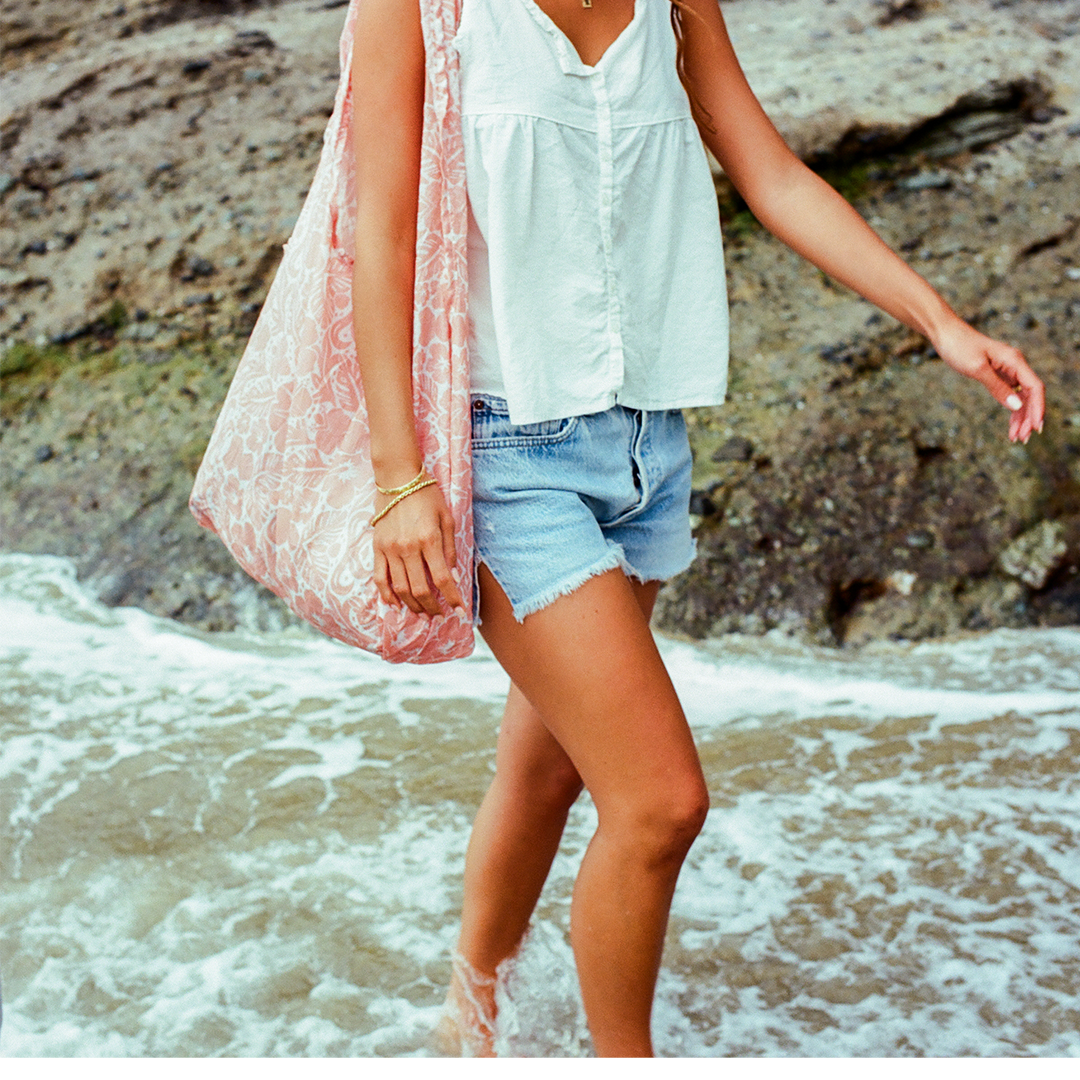 Coral Crush - Packable Tote Bag - Image 3