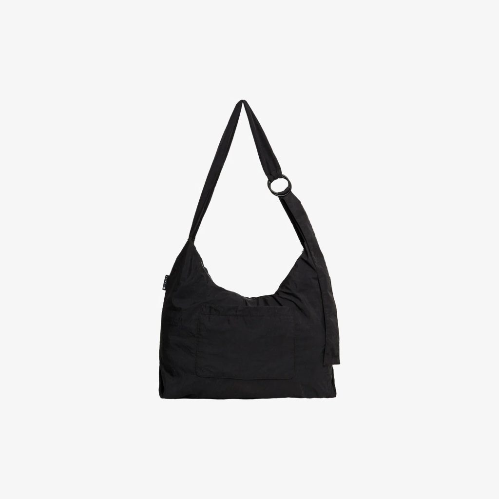 Black - Small Slouchy Shoulder Bag