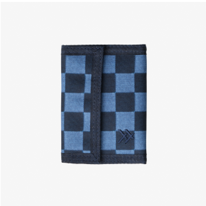 Denim Check - Velcro Bifold Wallet