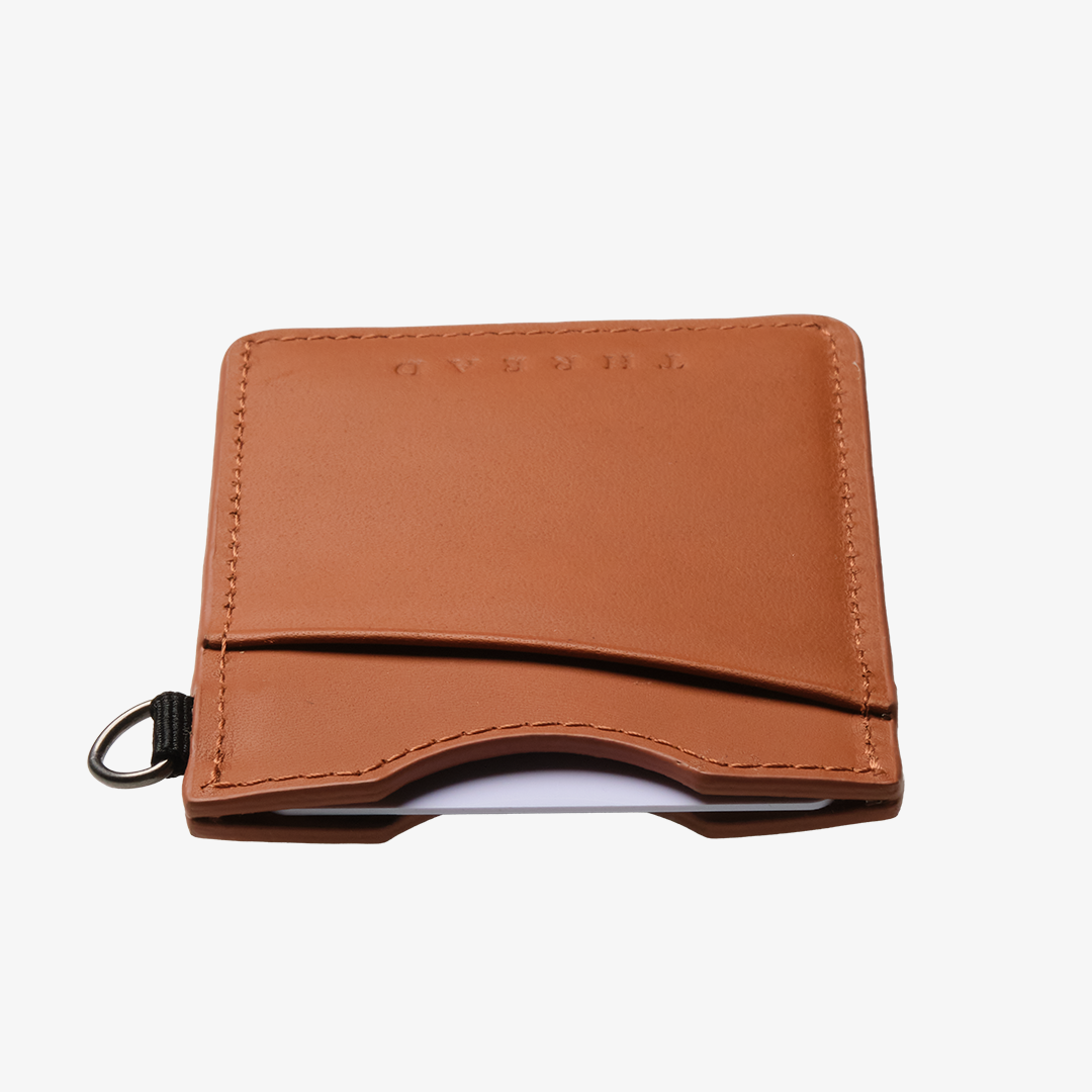 Sand Dollar Black - Vertical Leather Wallet - Image 4