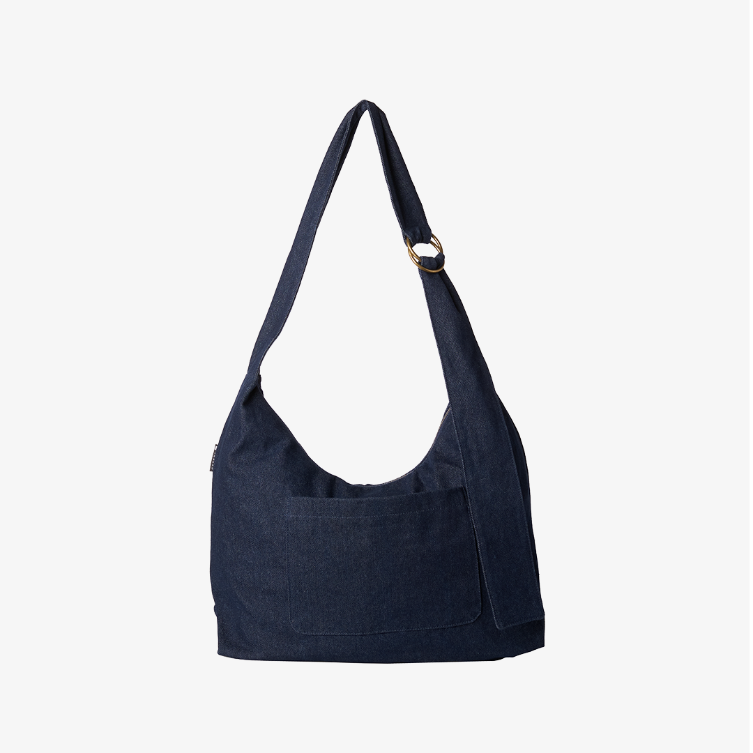 Denim - Small Slouchy Shoulder Bag