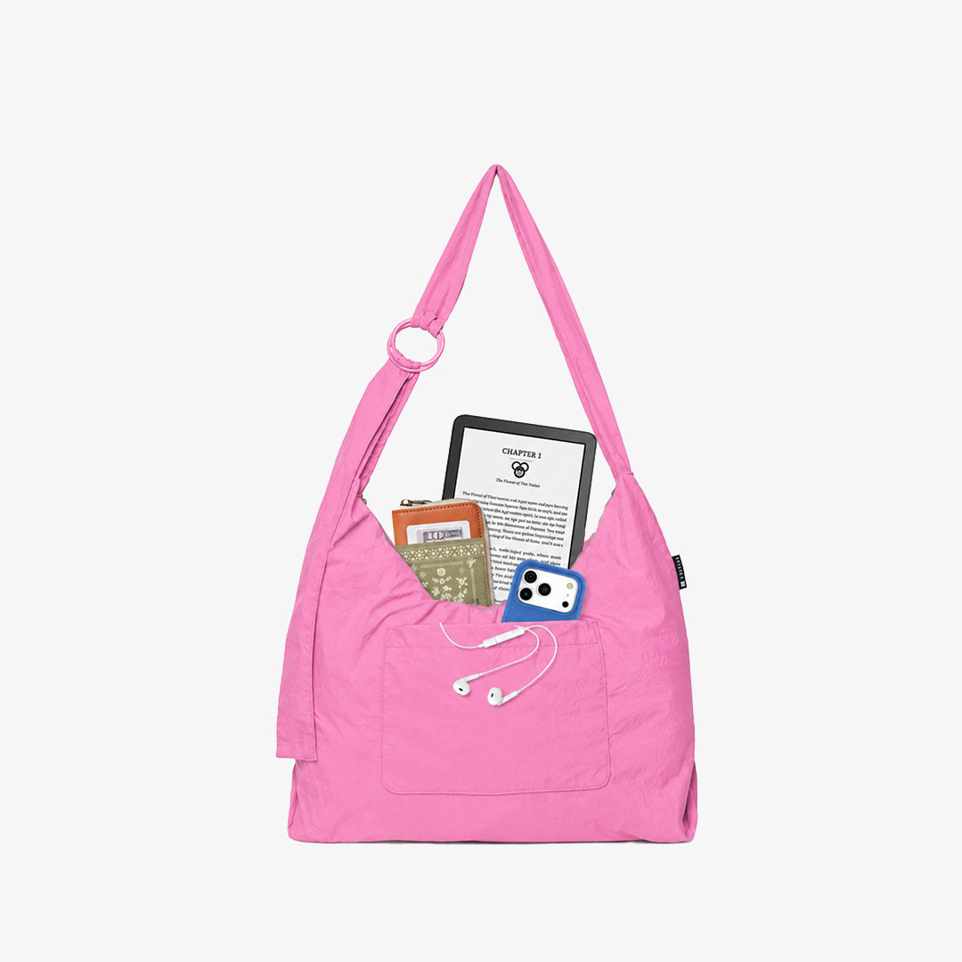 Bubblegum - Small Slouchy Shoulder Bag - Image 2