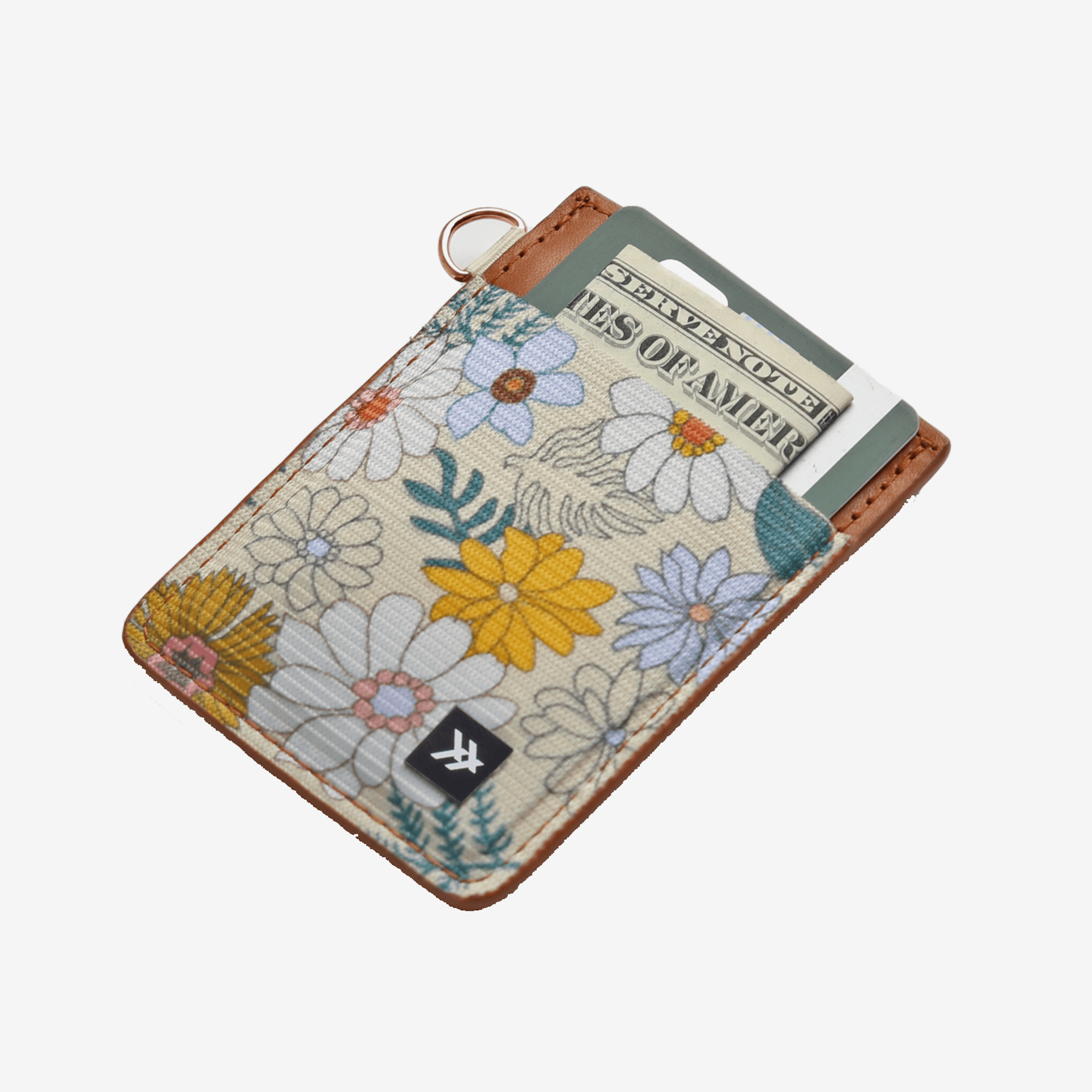 Blossom - Vertical Leather Wallet - Image 3