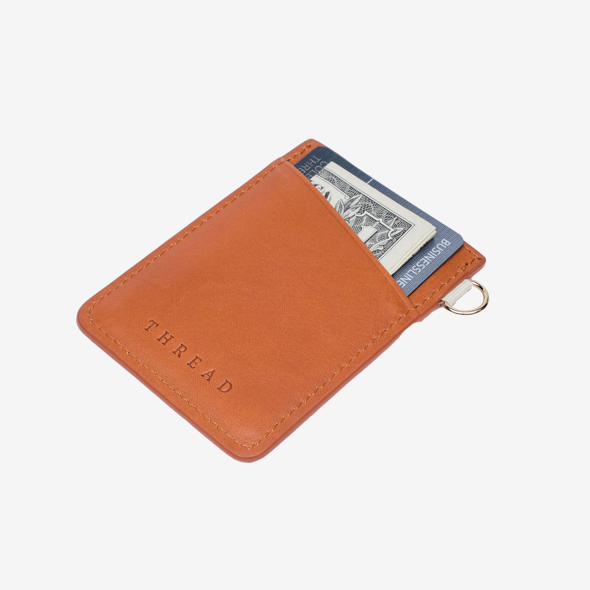 Blossom - Vertical Leather Wallet - Image 2
