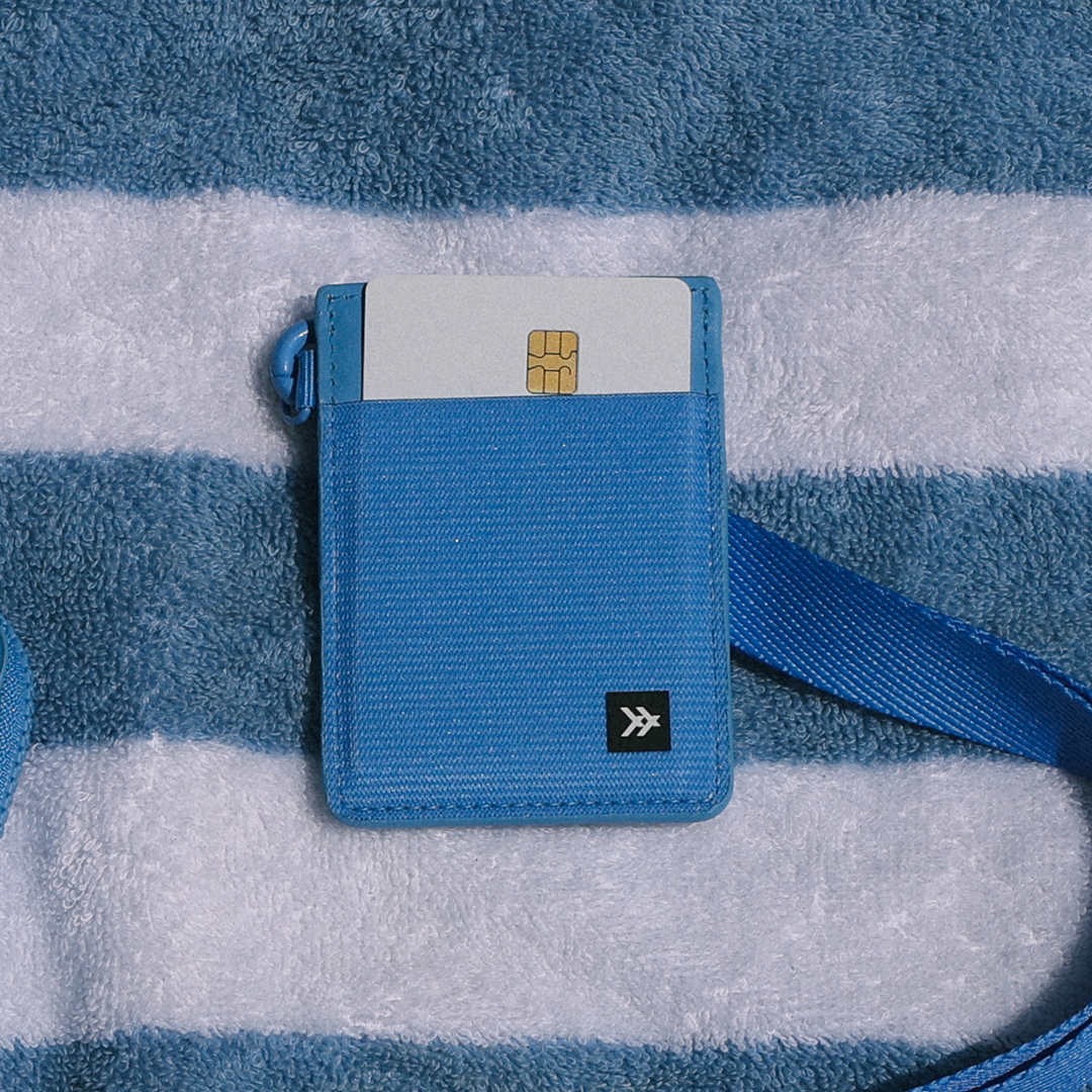 Cornflower - Vertical Leather Wallet - Image 5