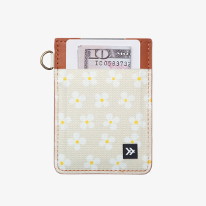 Luna Beige - Vertical Leather Wallet
